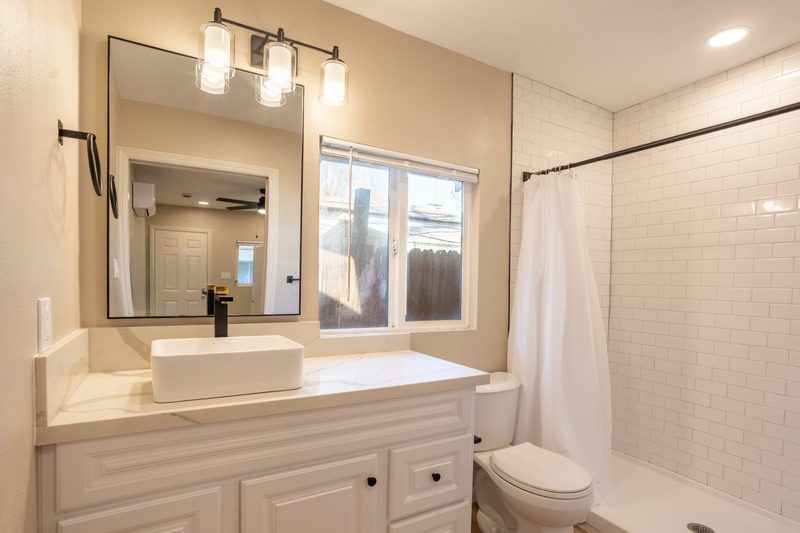 Bathroom after renovation