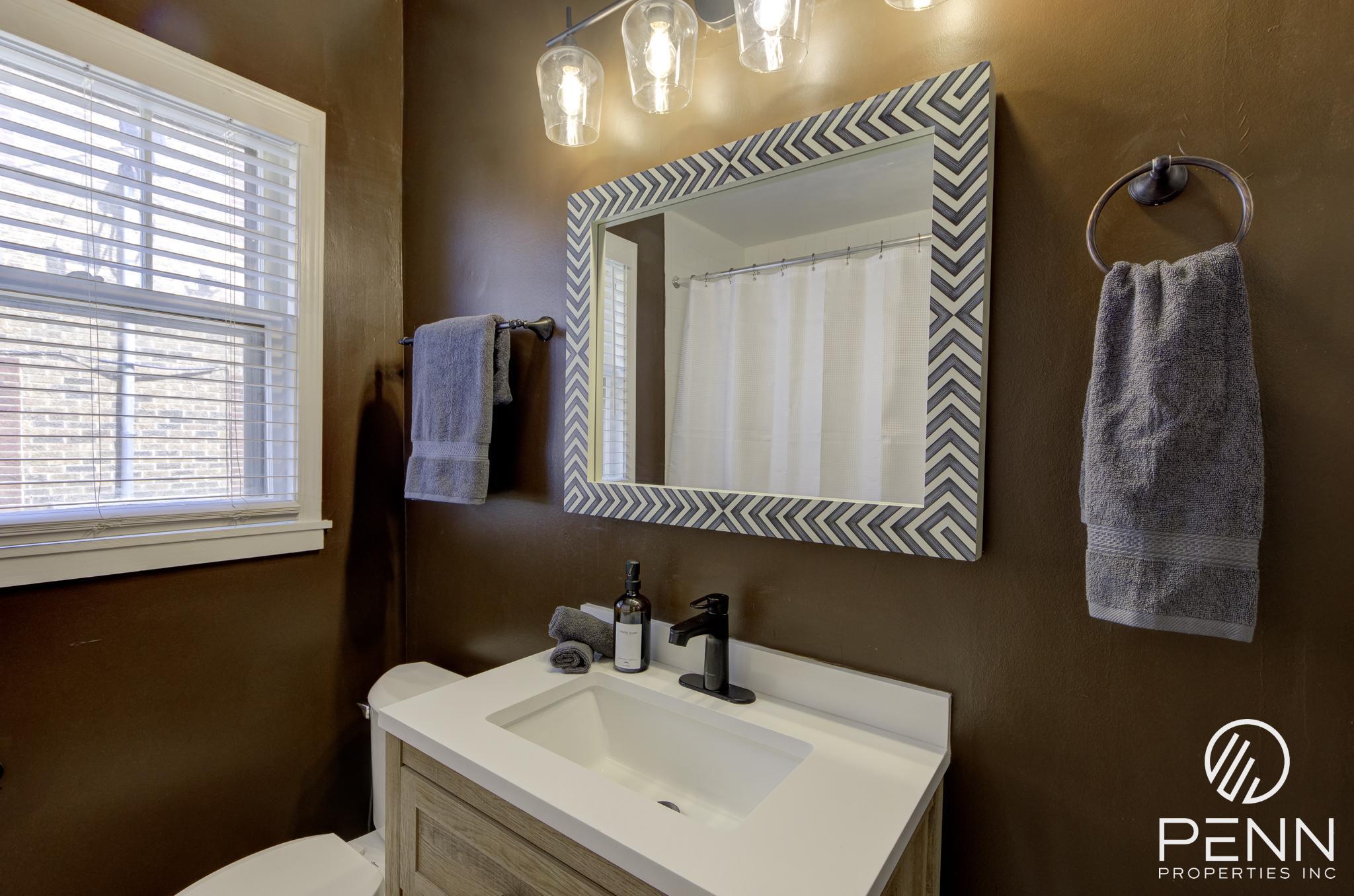 Bathroom after renovation