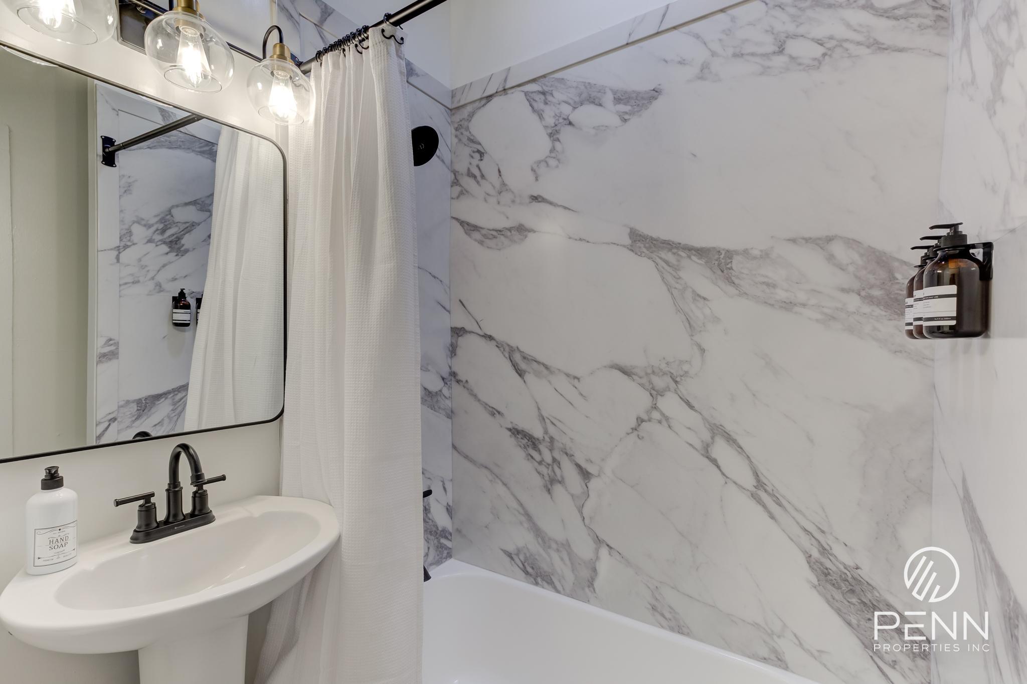 Bathroom after renovation